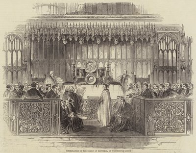 Consagración del obispo de Montreal, en la Abadía de Westminster de Henry Anelay